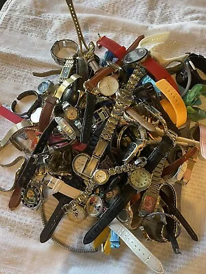 7 Pounds Plus Watch Lot Parts Repair Vintage Mickey Minnie Relic Elgin Working • $20.50