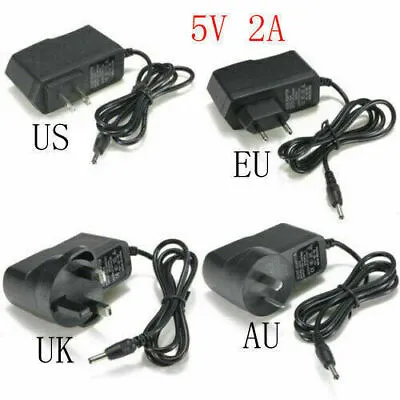 New 5V2A AC Adapter To DC Power Supply Charger Cord 3.5/1.35mm EU/US/AU Plug • $5.59