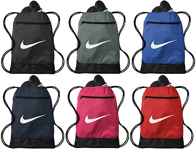 $21.99 • Buy Nike Brasilia Sackpack Drawstring Backpack Sack Pack Gym Bag All Sport Cinch