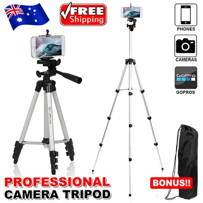 $15.25 • Buy Camera Tripod Stand Mount For Travel Digital DSLR SLR Sony Adjustable Outdoor