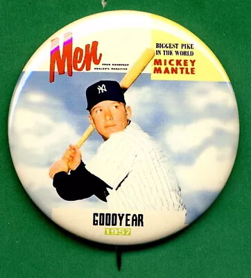 1957 STYLE  Goodyear Tire Promo Mag  RP *PIN* Mickey MANTLE Men Magazine • $4.95