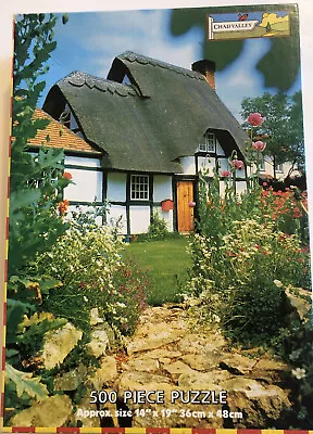 PUZZLE COTTAGE GARDEN 500 PIECE PUZZLE By CHADVALLEY • £3.95