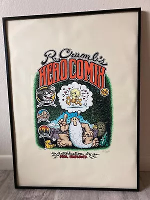 R Crumb  Head Comix  Signed Limited Edition Serigraph #79/200  • $1500