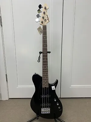 Aria Pro II Jet Bass Medium Scale - Black - Brand New W/FREE PEDAL • $369