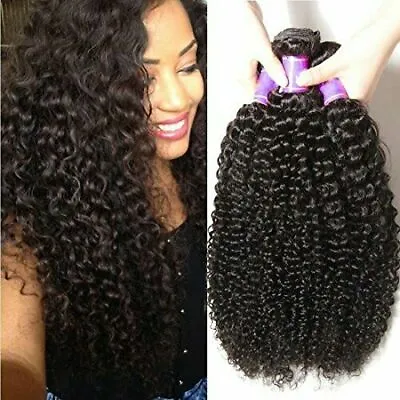 ALI JULIA Wholesale 3-Pack 10A Malaysian Virgin Curly Hair Weave Real Human   • $105.53