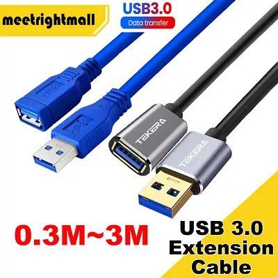 Overspeed USB 3.0 Cable Male To Female Data Extension Cable For Laptop PC Camera • $6.85