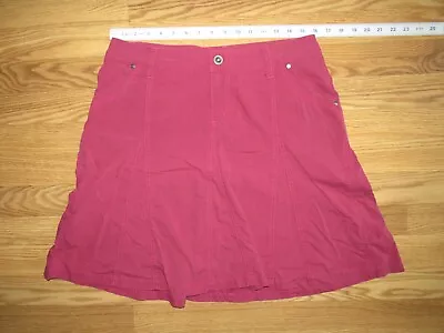 KUHL Women's Size 8 Skirt ~ Flare Style With Pockets ~ ROSE • $9.99