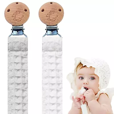 Pacifier Clip Nordic Design Neutral Colors For Girls And Boys - 2 Units Pacifier • $8.99