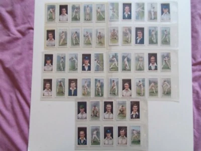 £8.99 • Buy CRICKETERS 1929  Wills Cigarette Cards: 2nd Series Of   Complete Set Of 50