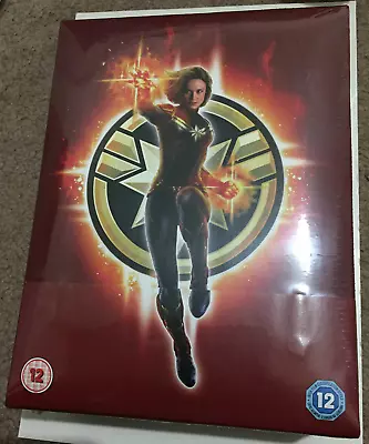 Captain Marvel (2019) 4k Uhd Blu-ray Limited Steelbook Box Set (light-up) New • £24.95