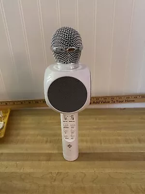 Preowned  Merkury  White Speaker Microphone.Model No. TS-S060B..Rechargeable • $13.99