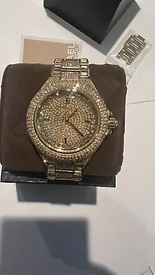 Michael Kors Crystal Paved Gold Women’s Watch • $110