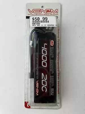 Venom Racing 1580 Venom 20C 3S 4000mAh 11.1V RC LiPo Battery • $39.99