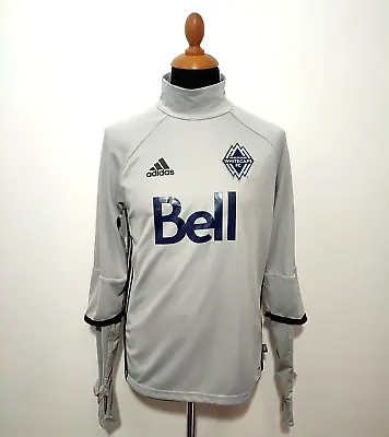 Vancouver Whitecaps Jersey M Adidas 2015 Goalkeeper Long Slv Adidas Gray Soccer • $36