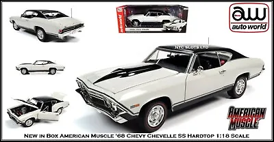 Auto World New '68 Chevy Chevelle SS Hardtop 1:18 Scale Diecast Car AMM1201 • $109.95