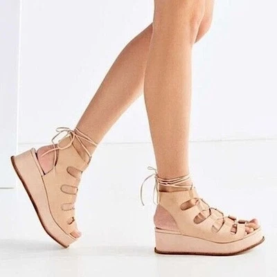 Jeffrey Campbell Ximeno Gladiator Platform Sandals Size 8 • £66.22