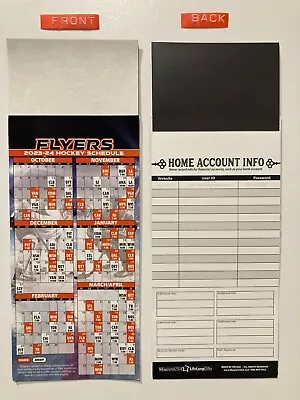 Nhl 2023-2024 Philadelphia Flyers Magnet Schedule Teams Dates & Times-new • $3.95