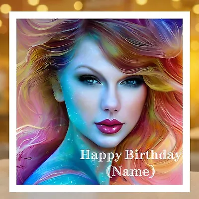 Personalised Taylor Swift Birthday Card • £3.59