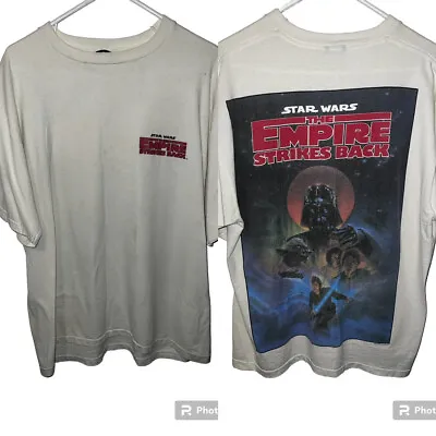 Vintage STAR WARS Empire Strikes Back Movie Single Stitch T-Shirt Changes XL • $249.99