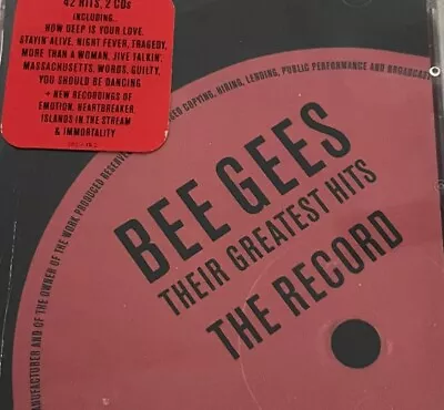 Bee Gees - Their Greatest Hits - Bee Gees 2 Disc CD Like New • $10.95