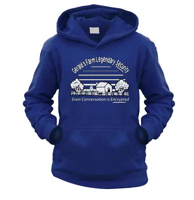 Geralds Farm Kids Hoodie (Pick Colour And Size) Gift Fan Builder Security • £27.95