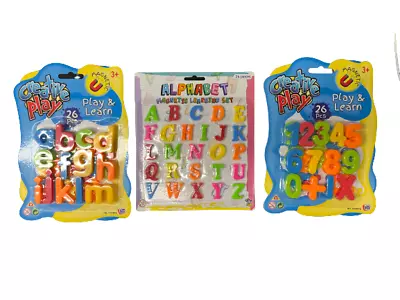 Magnetic Letters Numbers Fridge Magnet Kid Education Early Home Learning School • £1.99