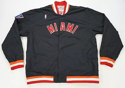 Rare VTG HARDWOOD CLASSICS Miami Heat 50th Anniversary 1996-97 Jacket 90s SZ 3XL • $69.99