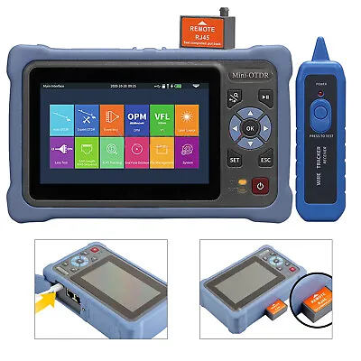 MINI OTDR 26/24dB 1310/1550nm Fiber Optic Reflectometer Touch Screen VFL OLS OPM • $325.59