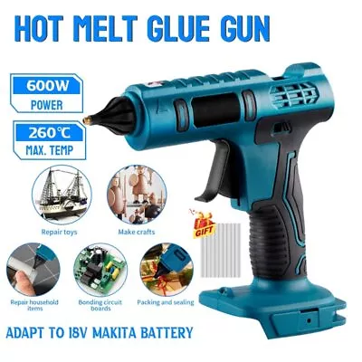 Cordless Hot Melt Glue Gun Electric Repair DIY Power Tool For Makita 18v Battery • $25.99