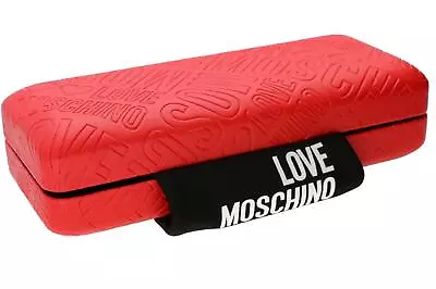Moschino Glasses Case + Lense Cloth(L)15cm X (W)6cm X (H)3.5cm Ex-Display • £19.99