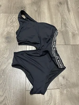 Michael Kors Swimsuit Women’s Black Size 6 Cutout One Shoulder • $19