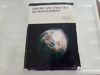 Theory And Practice Of Management By Stephen Taylor Paperback Good Freepost • £14.99