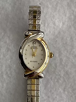 Sarah Coventry Watch Gold & Silver Tone Vintage New Battery • $27