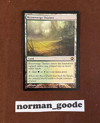 Razorverge Thicket Scars Of Mirrodin MAgic: The Gathering MtG WOtC • $5