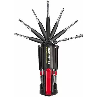 $12.99 • Buy Apollo Tools DT1019 Mr. 7-Hands Patented 8 In 1 Screwdrivers With Worklight EUC