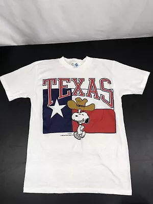 1970s VINTAGE 70s TEXAS State SNOOPY T-SHIRT SZ S Artex Rare • $29.99