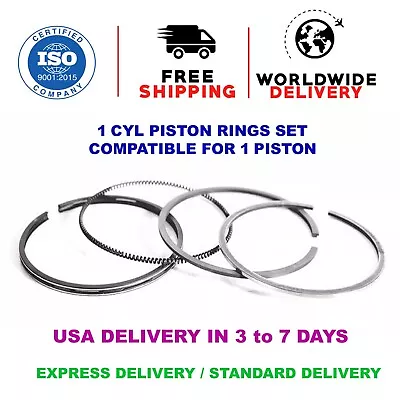 Piston Rings Set 76mm Fits For VOLVO PENTA MD6 MD7 875725 • $31.48