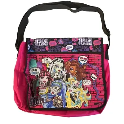 Monster High Messenger Shoulder Bag Mattel 2013 NWOT Multicolor Adjustable • $25.46