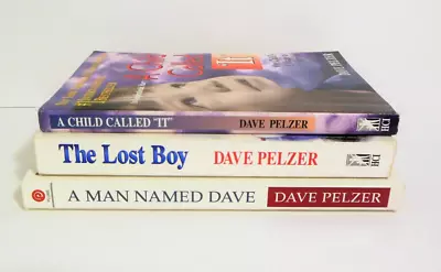 A Child Called It The Lost Boy A Man Named Dave PELZER LOT Child Abuse Survivor • $19.95
