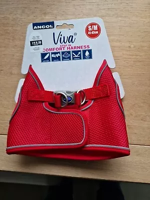 Ancol Step In Dog Harness Soft Mesh Viva  Reflective Easy To Fit Breathable • £7.49