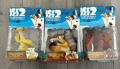 NIB Complete Collection Ice Age 2  Wind Up Figures 2005 Mattel Sid Scrat Manny • £50