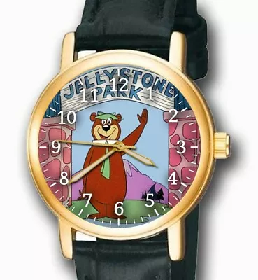 Yogi Bear Jellystone Park Vintage Art Collectible Dabs & Co. Wrist Watch • $89.99