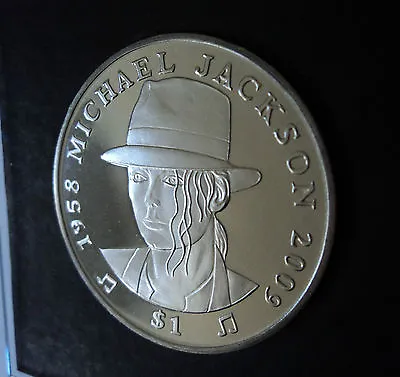 Michael Jackson 1958-2009 Sierra Leone $1 Coin BU UNC In Slide Open Display Case • $41.66