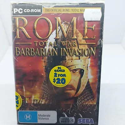 Rome Total War: Barbarian Invasion - Expansion - PC Game • $16.95