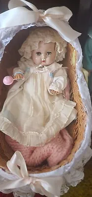 Vintage American Character Tiny Tears Doll 15in All ORIGINAL CLOTHES  1950s  • $85