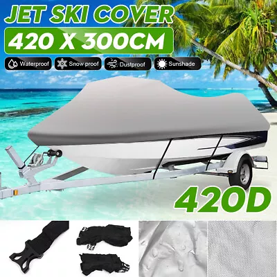 420D Trailerable Cover For Jet Ski Yamaha Seadoo Sea Doo Bombardier Silver • $41.89