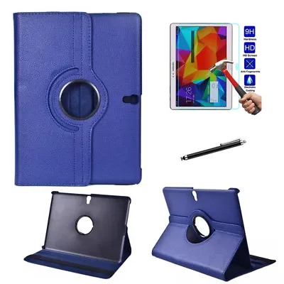 Flip PU Leather Rotate Folding Case Swivel Stand Cover For Samsung Galaxy Tablet • £13.13