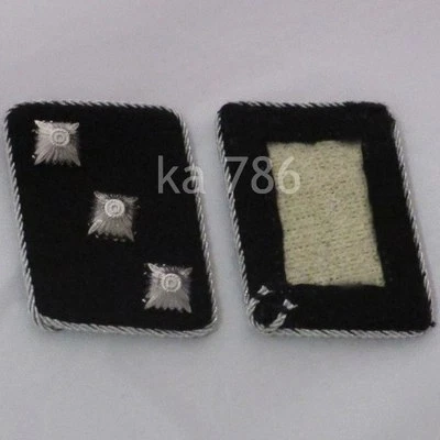 £16.30 • Buy Ww2 German Officer UntersturmfÜhrer Collar Tabs Kragenspiegel
