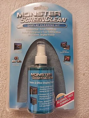 Monster Screen Clean TV Monitor LCD Display Cleaning Kit NEW SEALED • $10