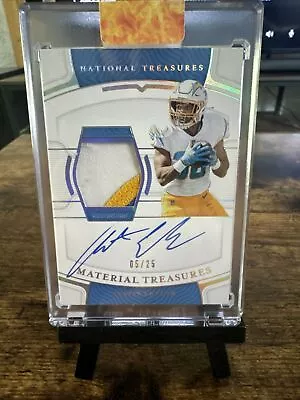 2021 Panini National Treasures Austin Ekeler Game-Worn Patch Auto /25 Chargers • $85